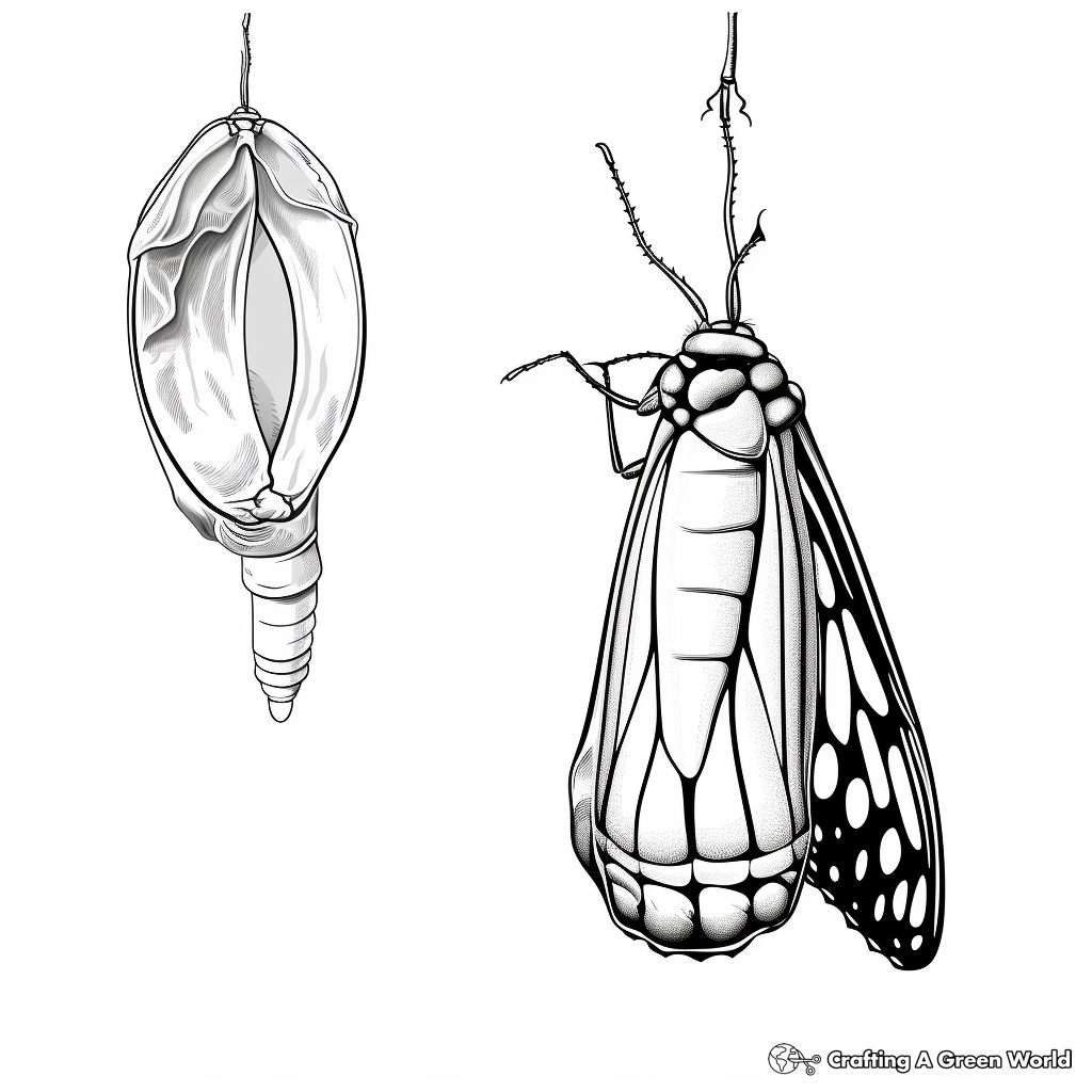 Chrysalis coloring pages