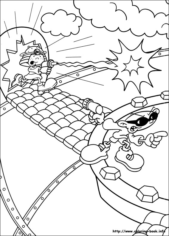 Codename kids next door coloring picture