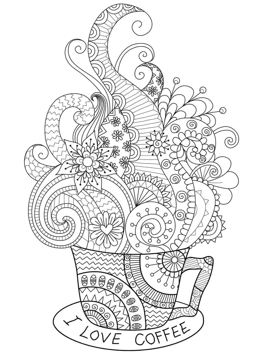 Gorgeous free printable adult coloring pages