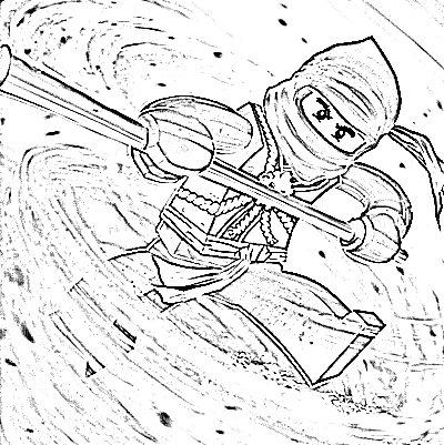 Cole lego ninjago colouring pages team colors