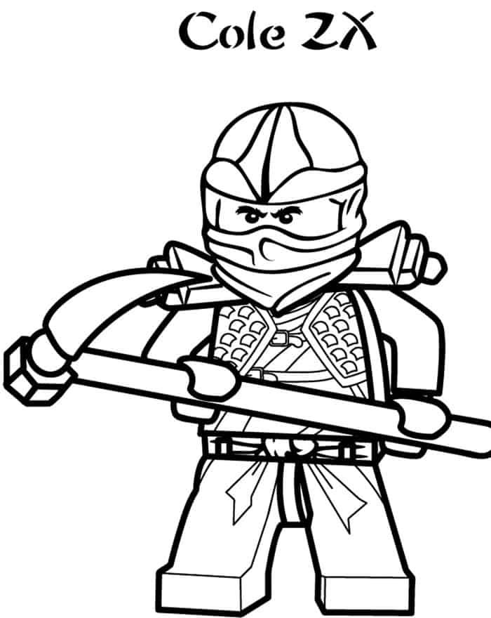 Cole zx ninjago coloring pages ninjago coloring pages ninjago cole lego coloring