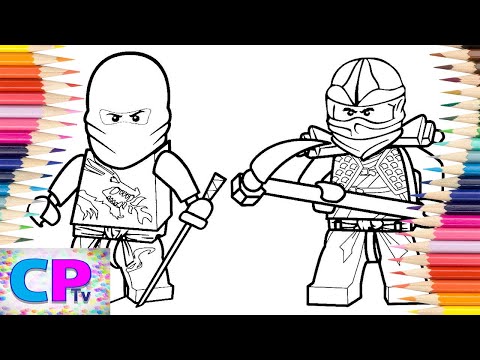 Lego ninjago cole zx and kai dx coloring pagesroy knox