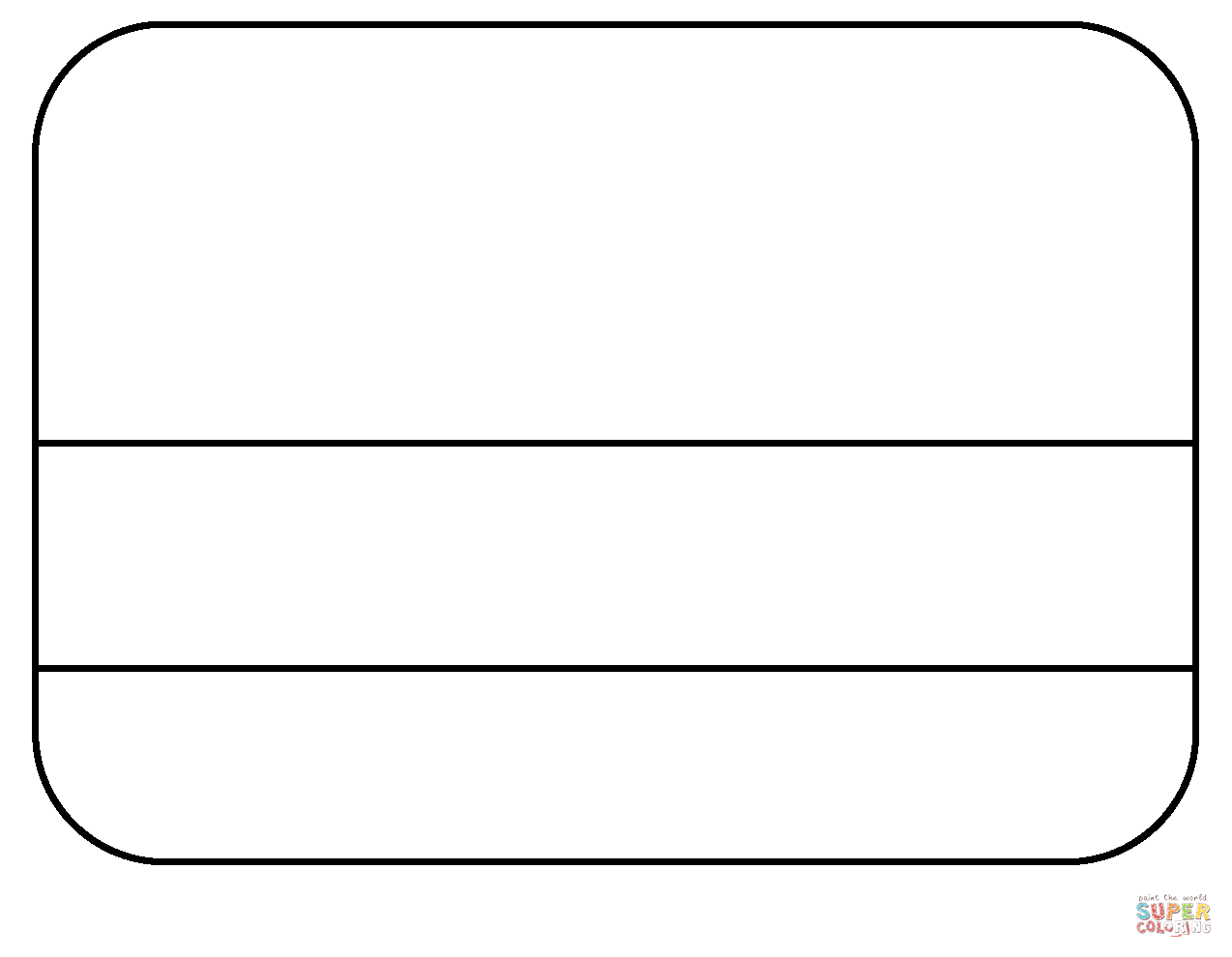 Flag of colombia emoji coloring page free printable coloring pages