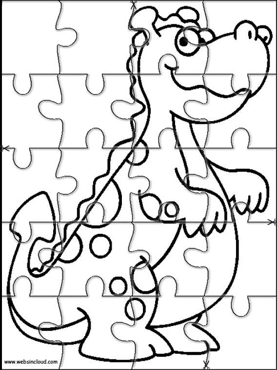 Printable jigsaw puzzles to cut out for kids animals coloring pages color puzzle puzzles for kids animals for kids