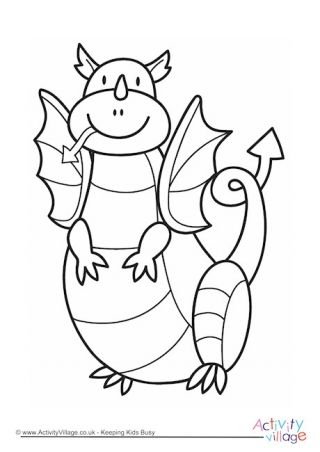 Welsh dragon louring page welsh dragon loring pages dragon loring page