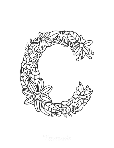 Free printable alphabet coloring pages for kids