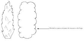 Buenas noticias para los niãos la columna de nube y de fuego