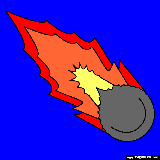 Et coloring page meteor asteroid coloring pages color dinosaur classroom