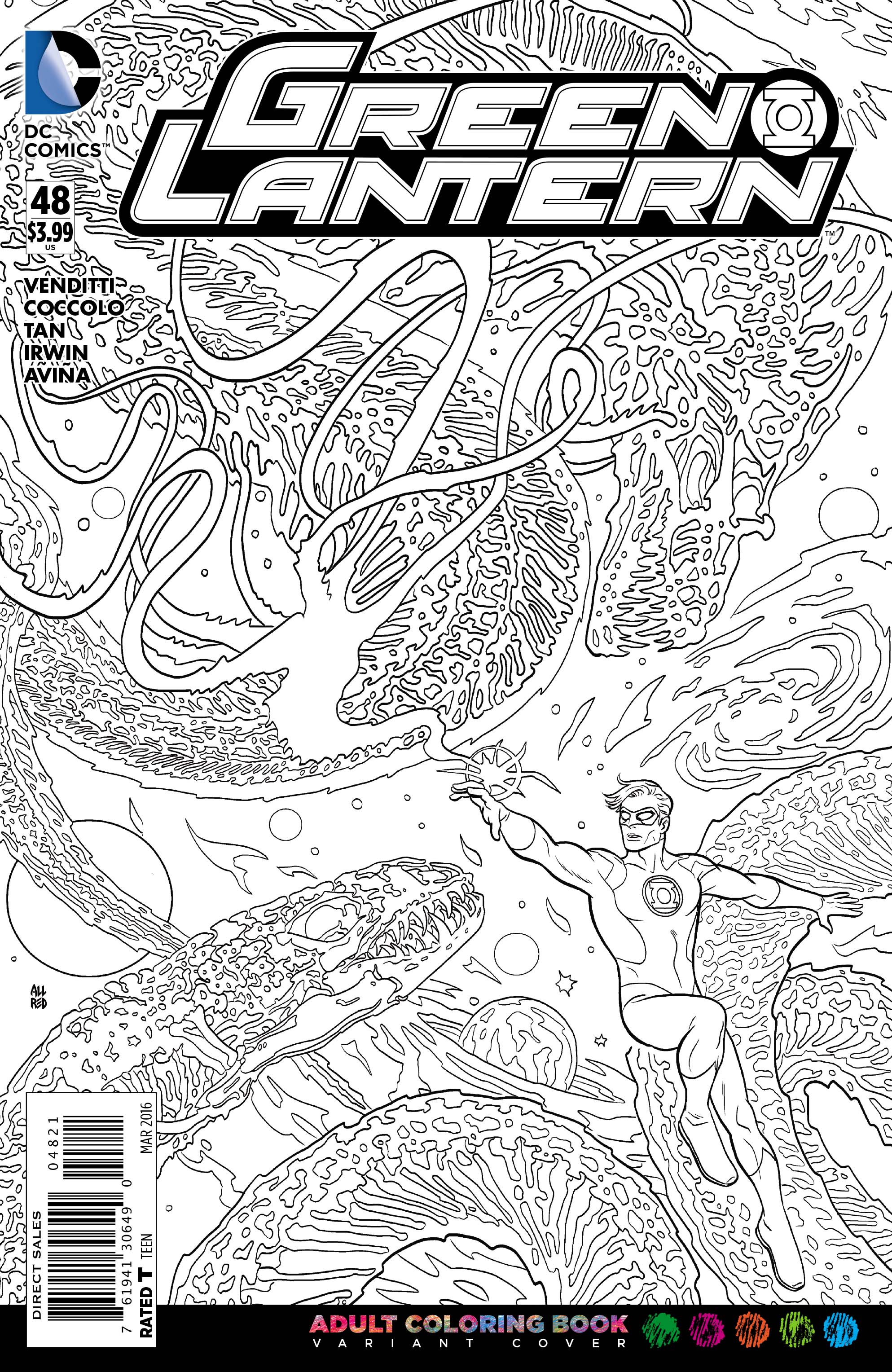 Try these dc adult coloring book variant covers