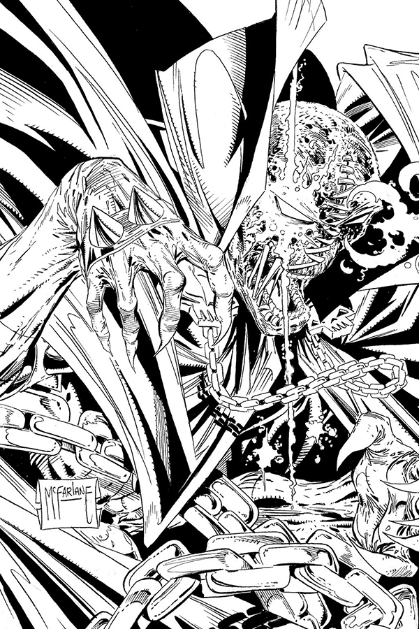Spawn adult coloring book