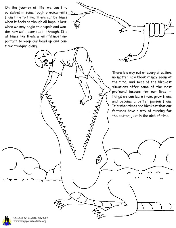 Life skills coloring pages for kids