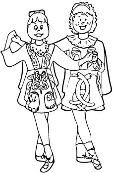 Ireland coloring page dance coloring pages celtic coloring free printable coloring pages