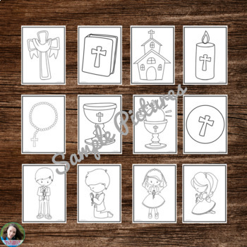 First munion coloring pages