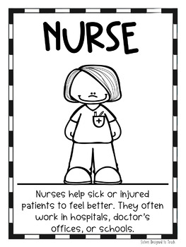Munity helpers coloring pages by sisters designed to teach tpt