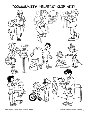 Munity helpers clip art printable clip art and images