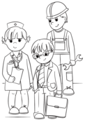 Munity helpers coloring pages free printable pictures