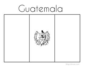 Colorear dibujo de bandera nacional guatemala simbolos patrios guatemala bandera de guatemala simbolos patrios