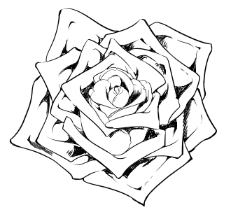 Cãmo dibujar una rosa art rocket