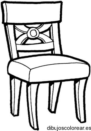 Dibujo de una silla sillas muebl sillas cocina