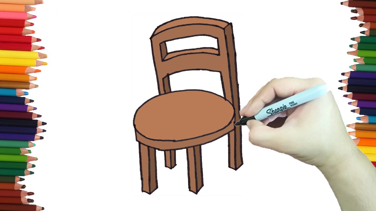 O dibujar una silla dibujos faciles
