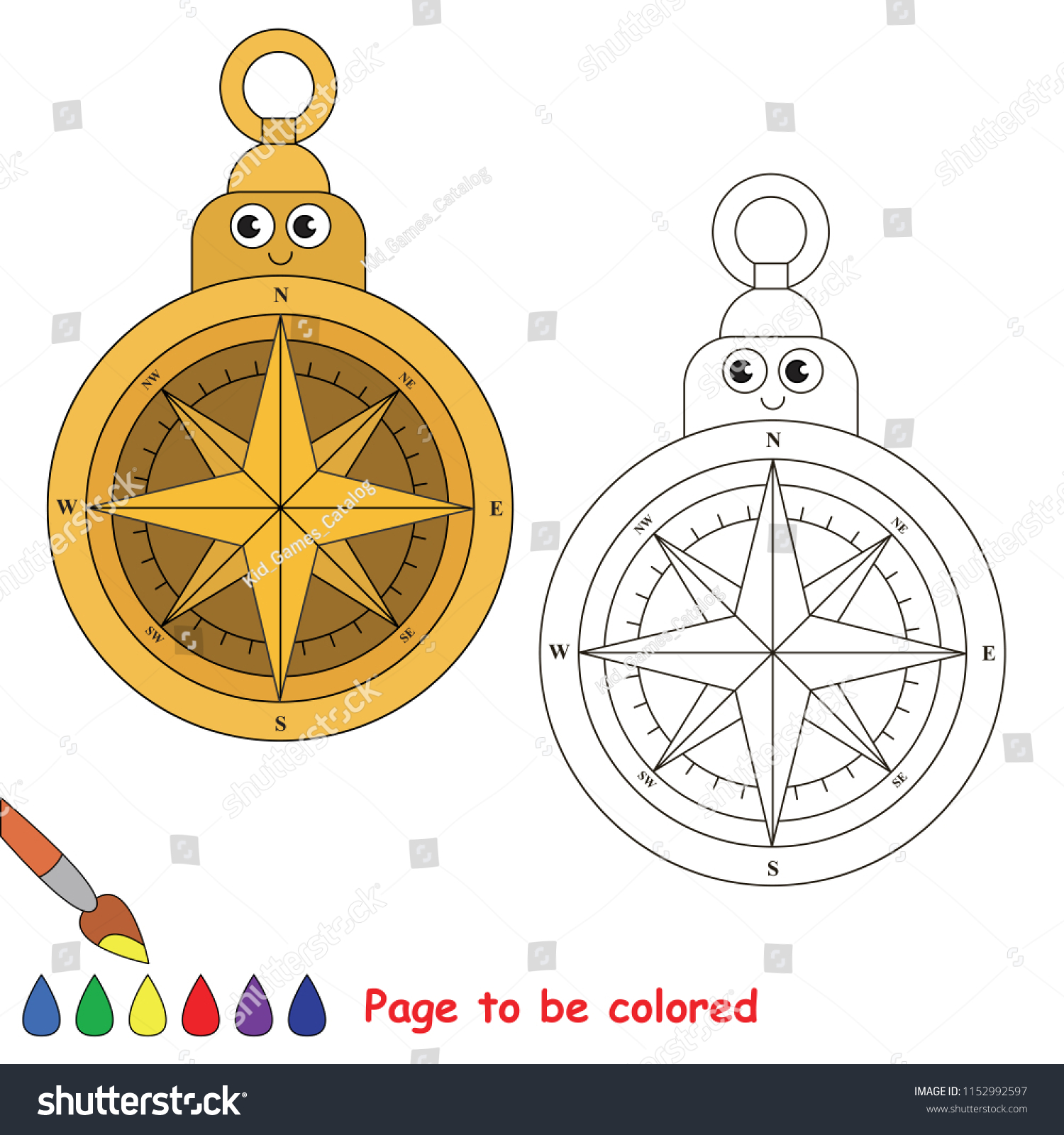 Pass be colored coloring book preschool stock vector royalty free