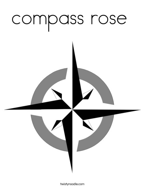 Pass rose coloring page