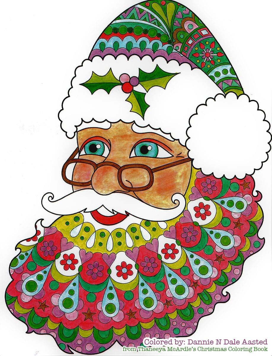 Christmas coloring book by mcardle â