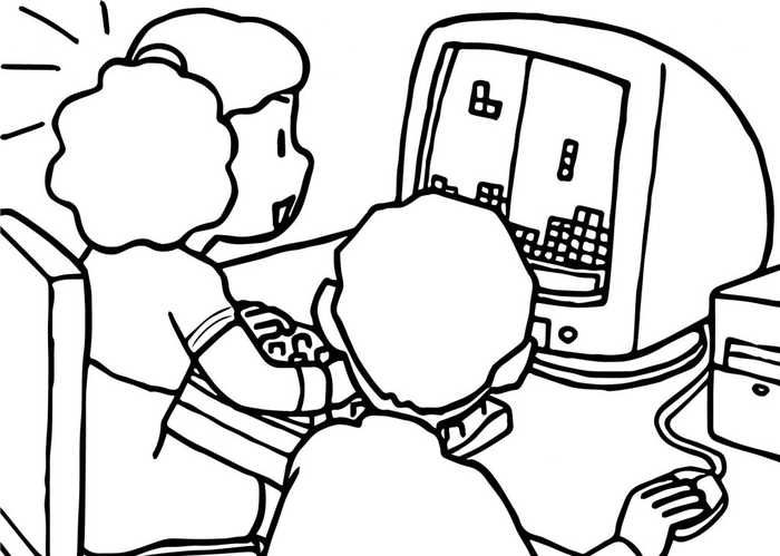 Puter coloring pages printable pdf