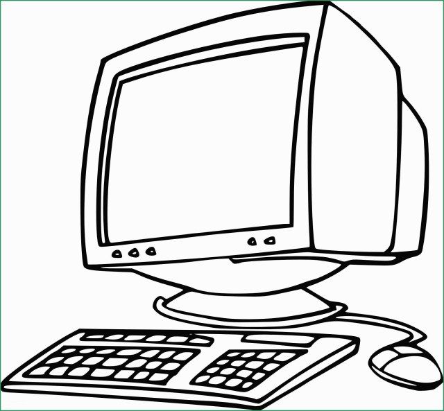 Exclusive image of puter coloring pages