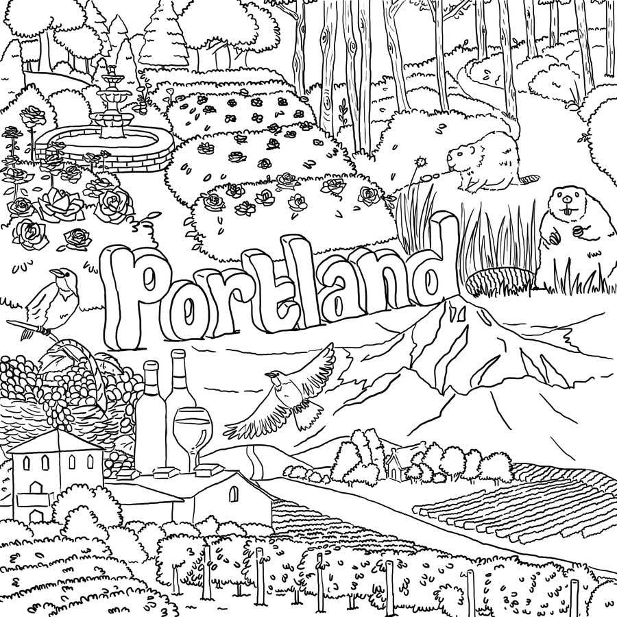 Entry by sarahlestari for draw a loring page for a portland oregon restaurant