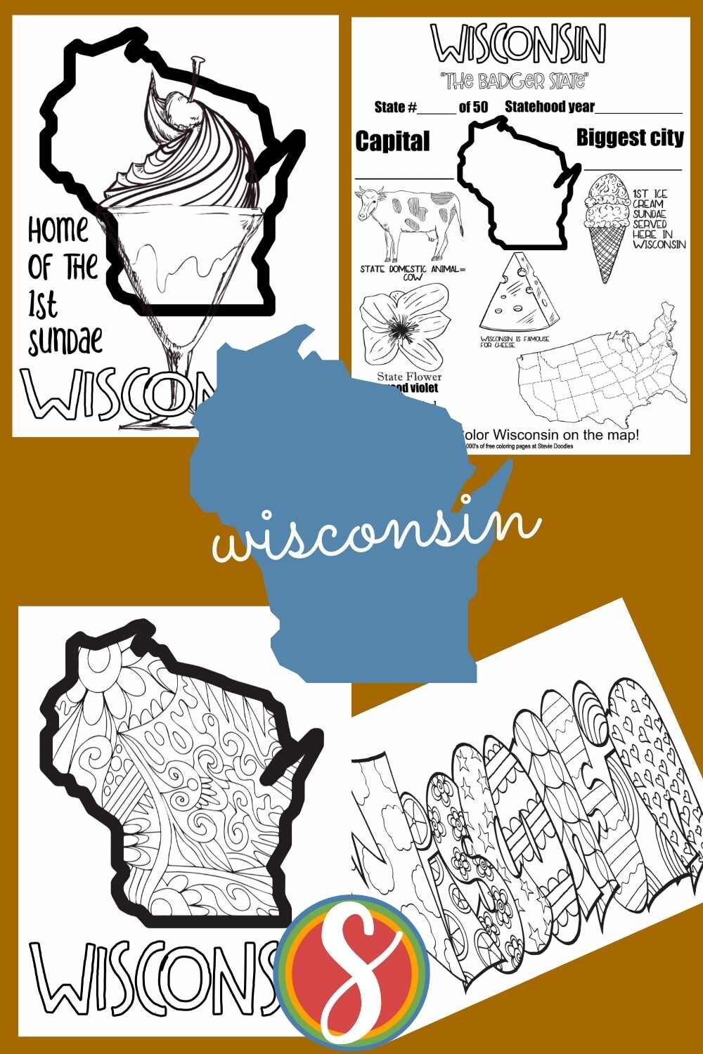 Free wisconsin activity printables â stevie doodles