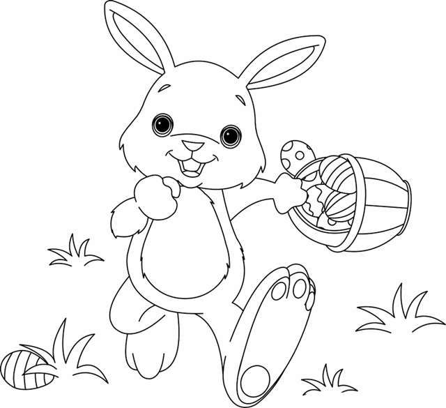 Conejitos de pascua fotos dibujos pa colore