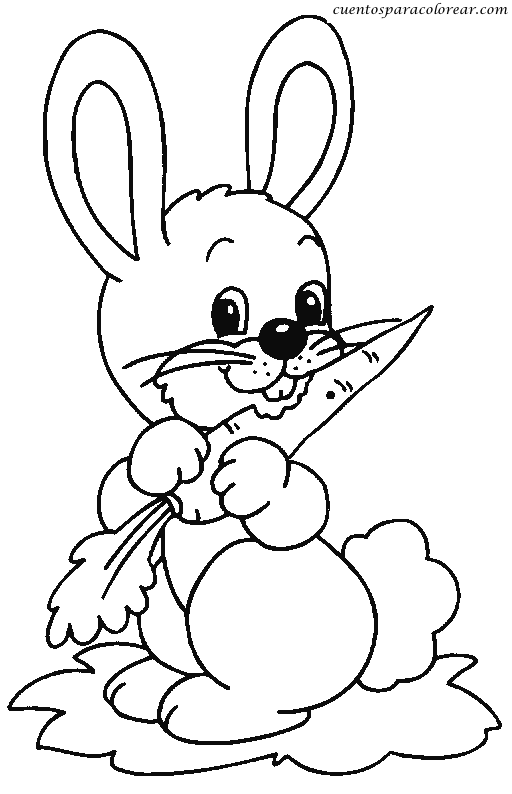 Conejo para colorear