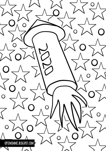 Color new year a coloring page vãritã uusivuosi vãrityskuva coloring pages free coloring pages color