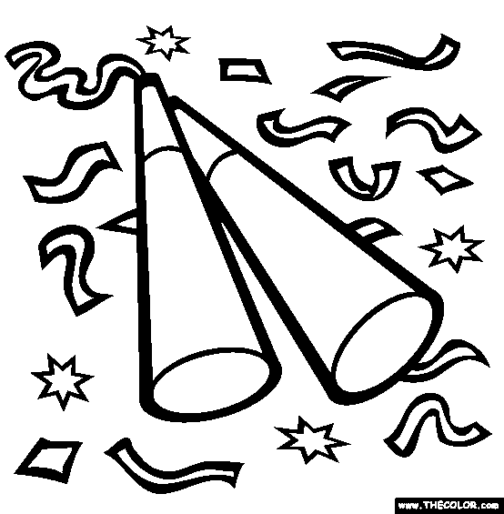 Confetti coloring page free confetti online coloring
