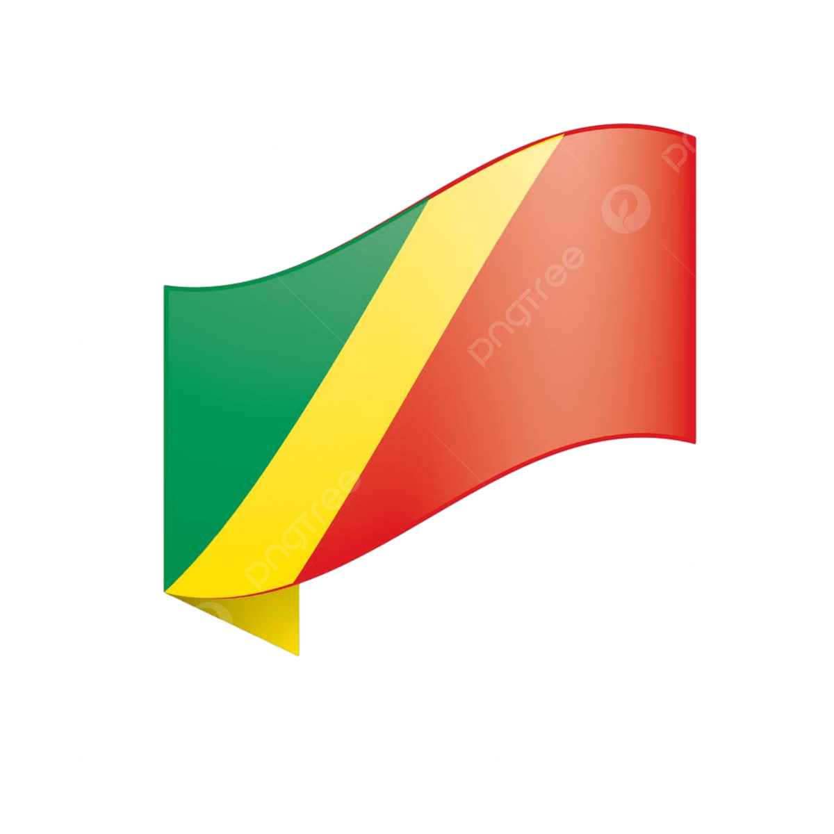 Congo flag vector hd images congo flag congolese national symbol national patriot illustration png image for free download