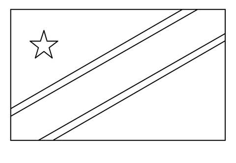 Flag of congo kinshasa emoji coloring page free printable coloring pages