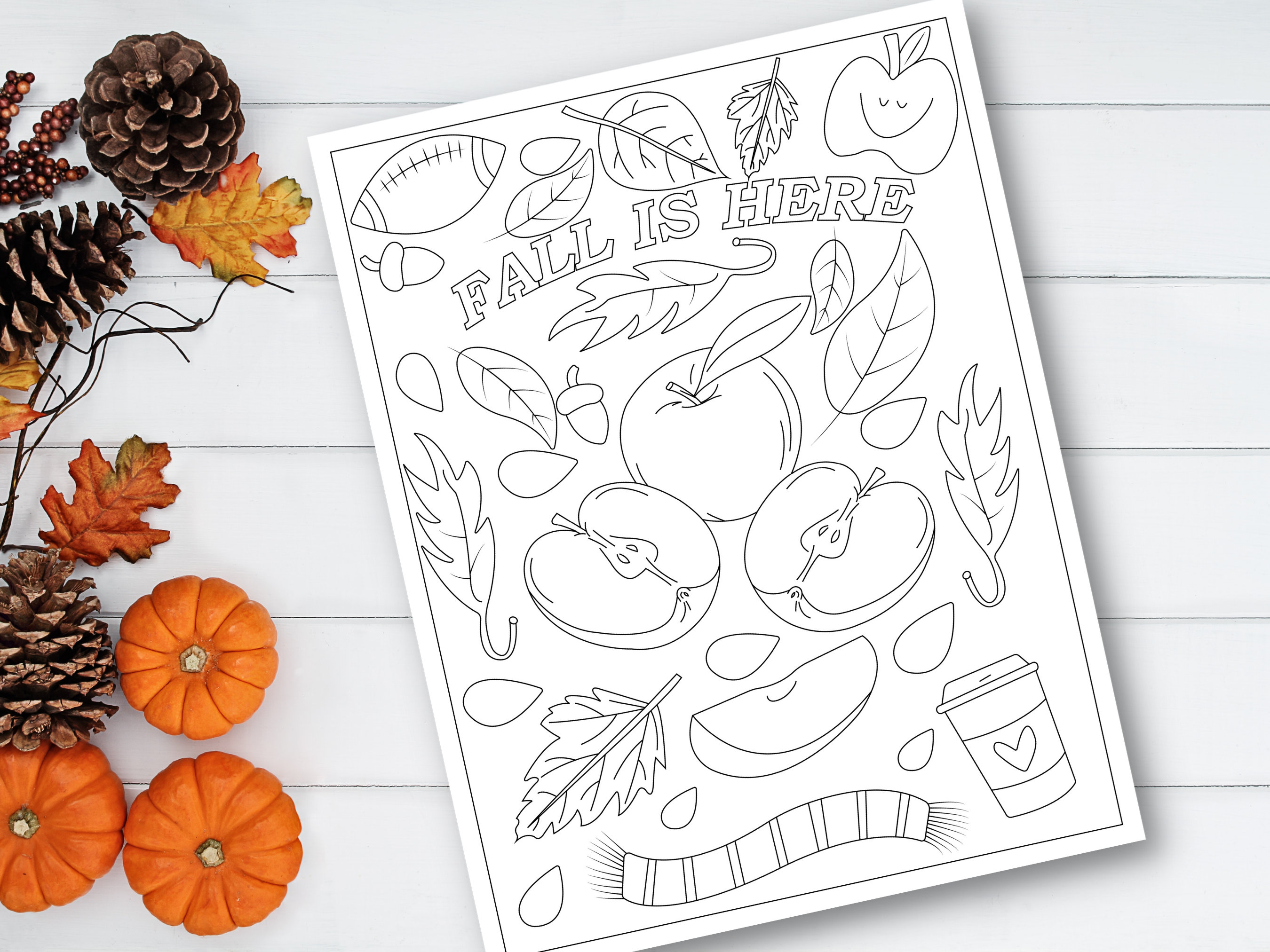 Fall thanksgiving coloring pages with positive messages
