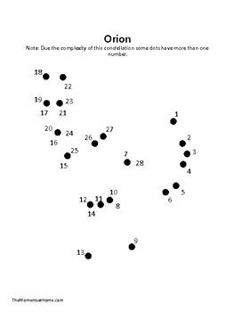 Constellation connect the dot printable connect the dots dot worksheets constellation activities