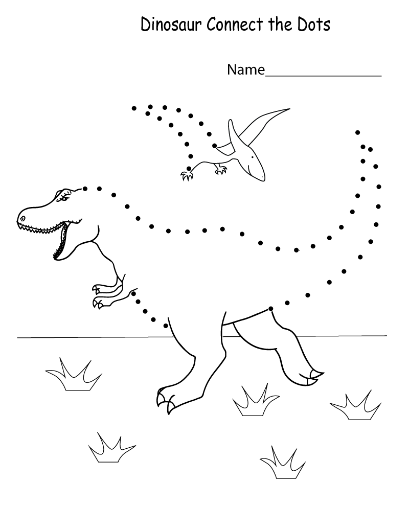 Connect the dots worksheets for kids learning printable dot worksheets dinosaur worksheets preschool worksheets
