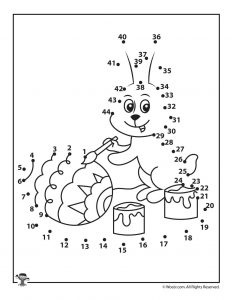 Easter connect the dots printables woo jr kids activities childrens publishing