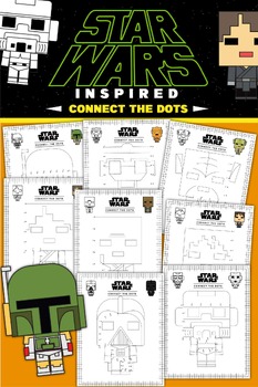 Star wars coloring pages dot to dot printable by pink panther studio