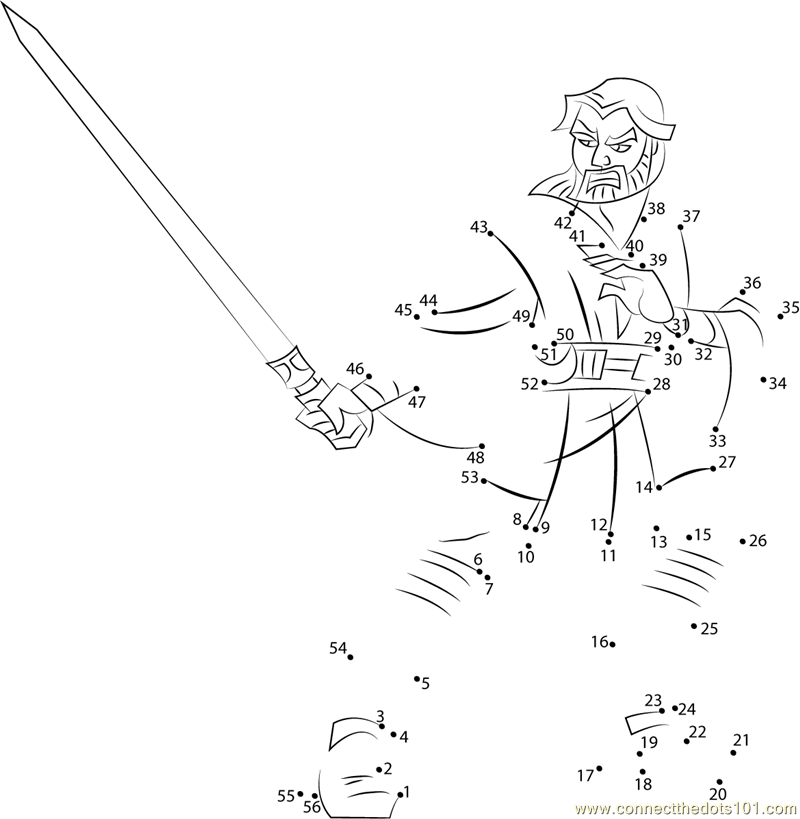 Kenobi dot to dot printable worksheet