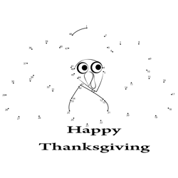 Thanksgiving connect the dots printable worksheets