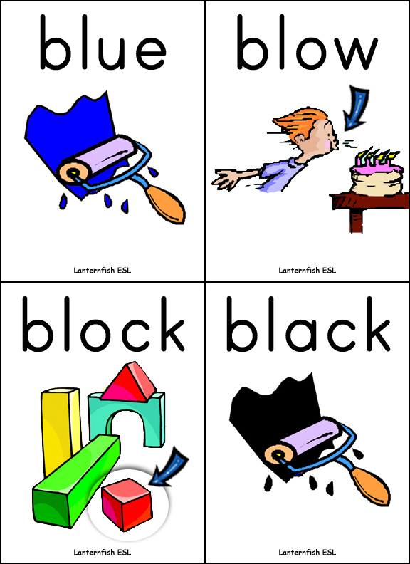 Consonant blends flashcards