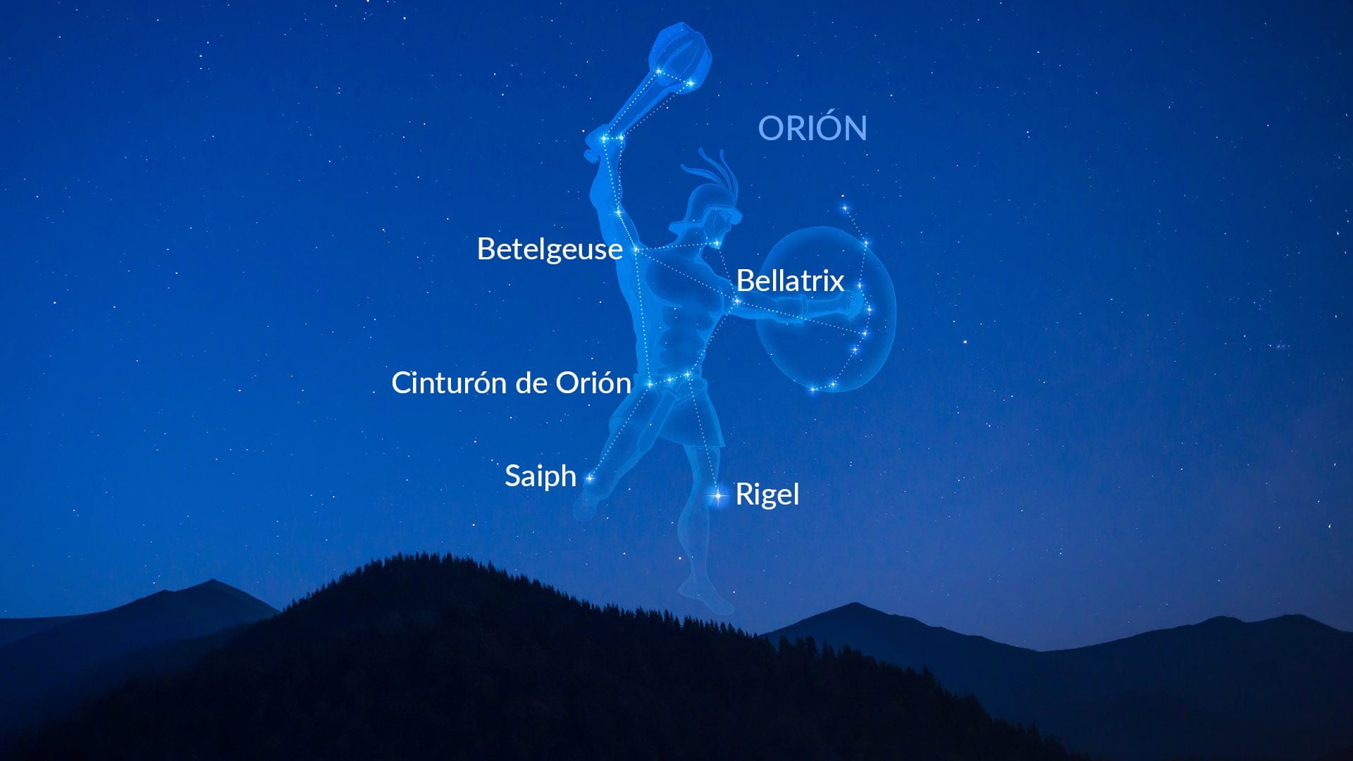 Constelaciãn de oriãn el cazador datos sobre la constelaciãn de oriãn significado de la constelaciãn de oriãn star walk