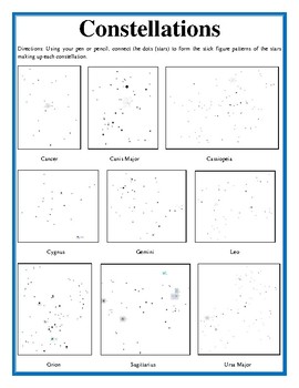 Constellations connect the dots tpt