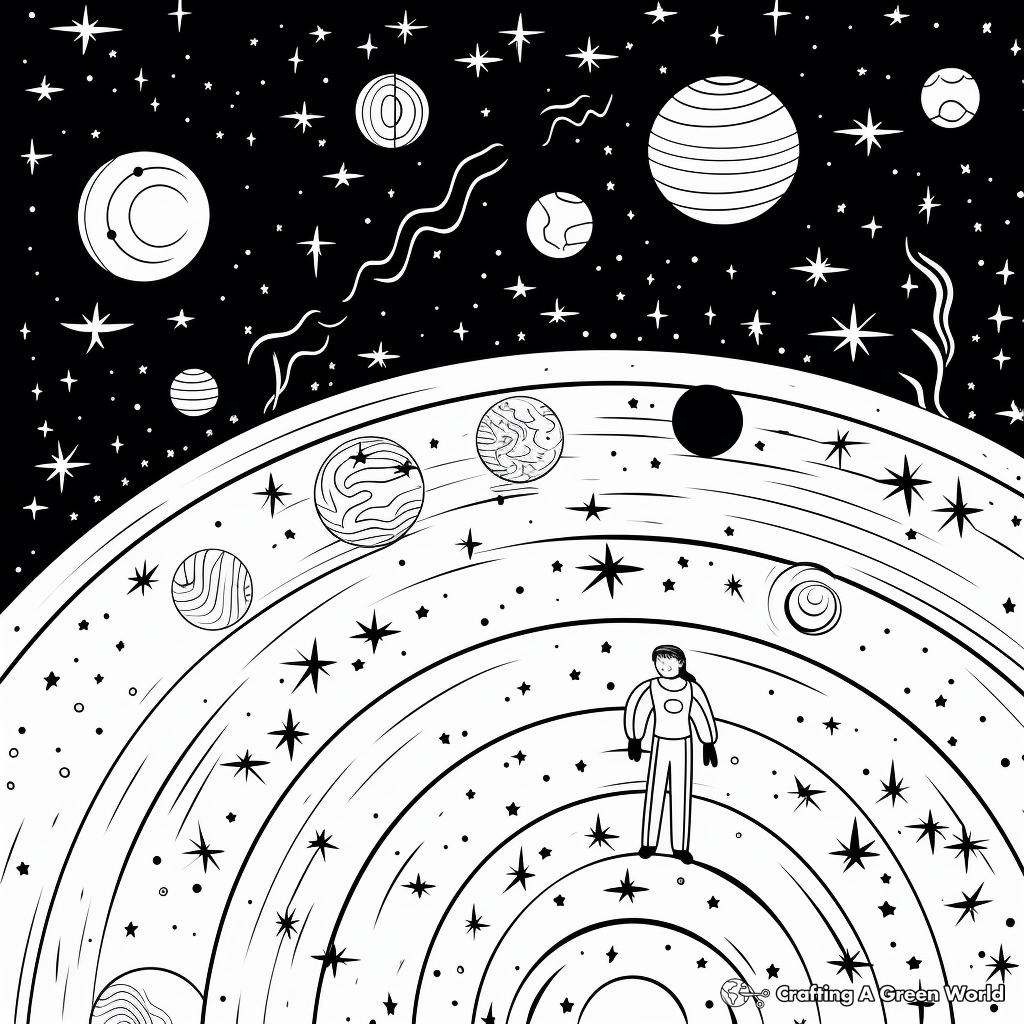Constellations coloring pages