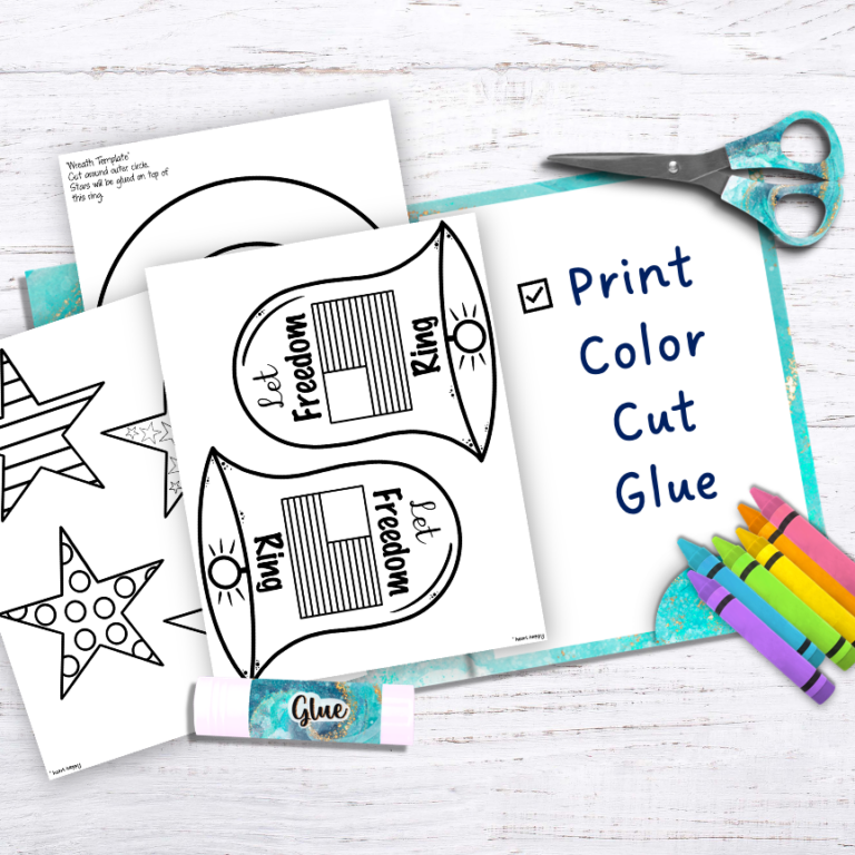 Patriotic wreath craft acrostic poem templates made by teachers