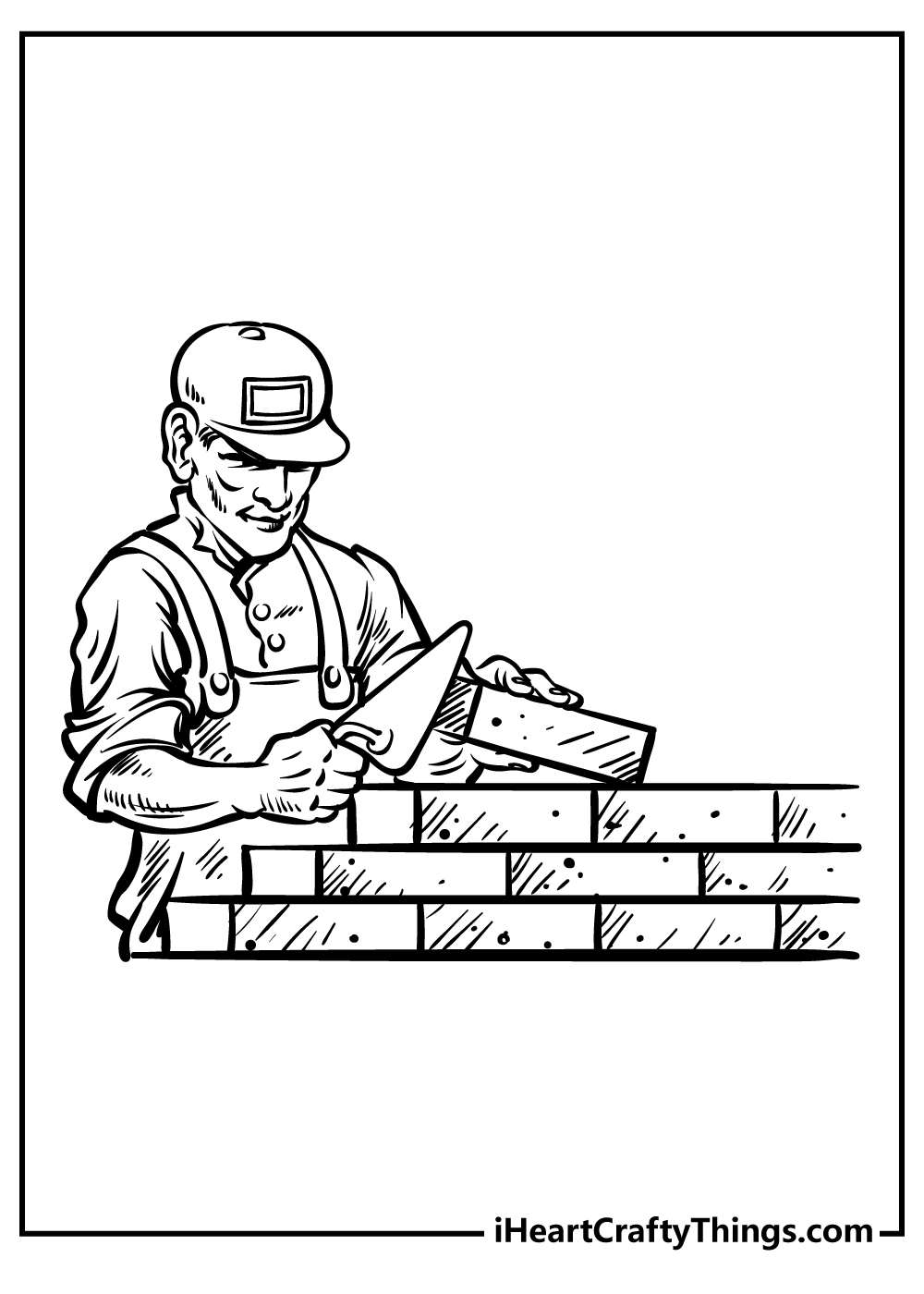 Construction coloring pages free printables